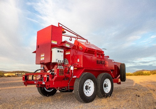 A BearCat crack sealer, an essential piece of road maintenance equipment