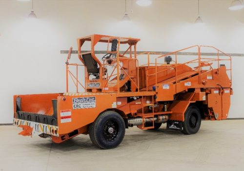 An orange Chip Spreader for Tennessee contractors