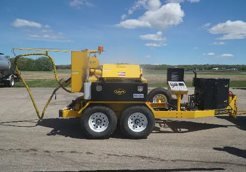 A piece of chip seal equipment is seen. BearCat Manufacturing sells chip seal equipment in Nevada.